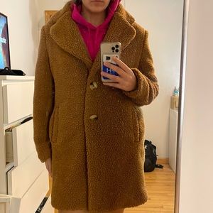 LONG SHERPA TEDDY BEAR COAT
